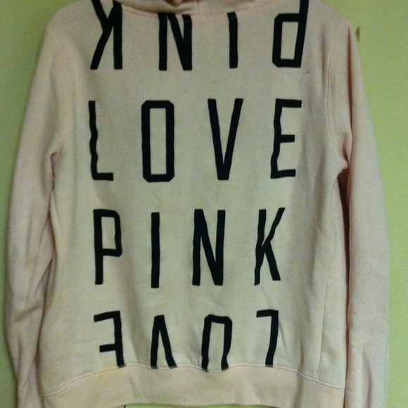 ✋✋TRADED✋✋VS pink zip hoodie