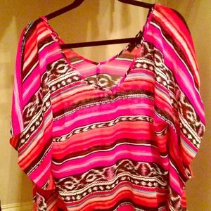 Aztec print top