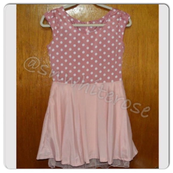 Pink Polka Dot Dress - Picture 2 of 2