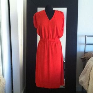 SOLD Vintage Red Terrycloth Dress