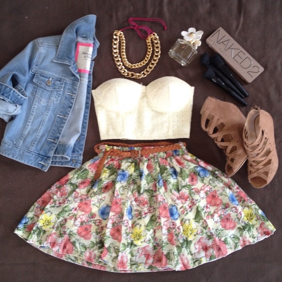 ❗SOLD❗High waist chiffon skirt