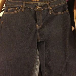 ❤️Dark denim stretch jeans by drama