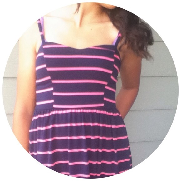 Striped summery dress - Picture 2 of 3