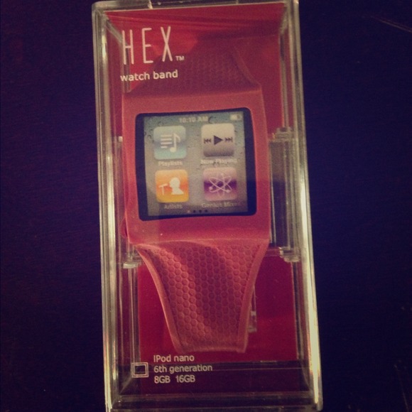 Hex watch band for ipod Nano 6-Gen $10.00 paypal