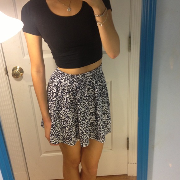 Flowy skater style skirt