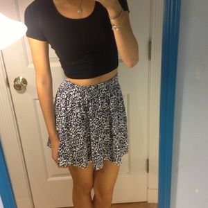 Flowy skater style skirt