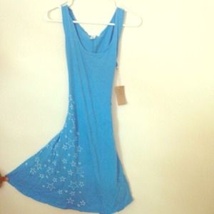 Women's Eco-friendly tank dress with back sash.