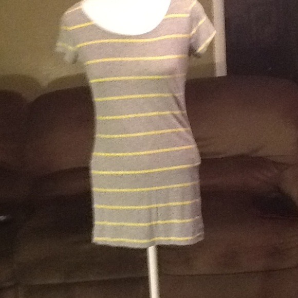 Yellow and gray shirt size Med