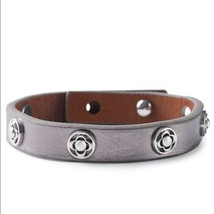 SOLD---Single Wrap Leather Bracelet