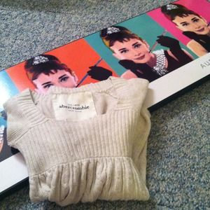 Audrey Hepburn portrait and Abercrombie top BOGO