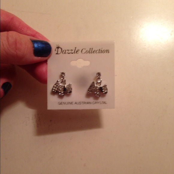 Scottie dog earrings