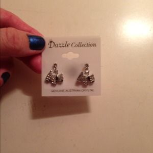 Scottie dog earrings