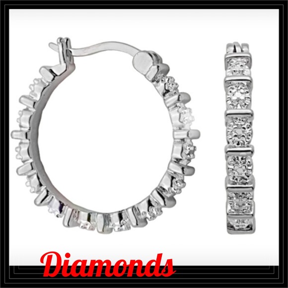 💎Diamond Hoop Earrings💎