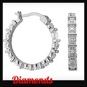 💎Diamond Hoop Earrings💎