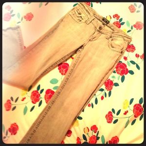 Silver-colored Jeans, barely worn!