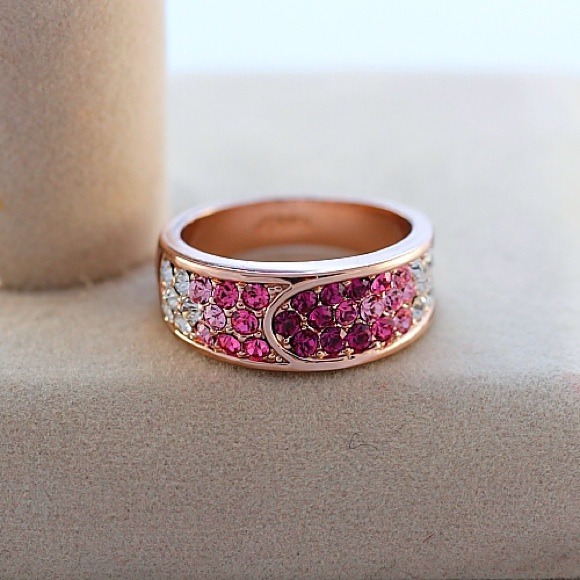 ❗️SOLD OUT Crystal color gradient ring - Picture 3 of 3