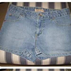 Paris Blue High-Rise shorts