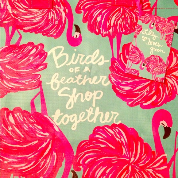 SOLD - Lilly Pulitzer Totes "Gimme Some Leg"