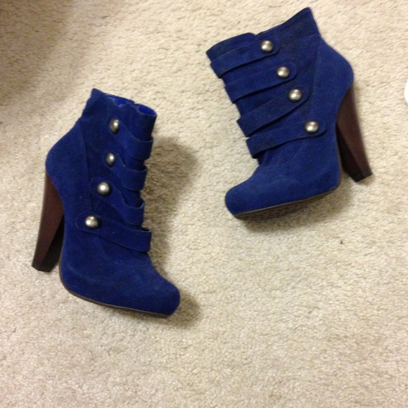 Brand New Charming Charlie's Blue Boots.