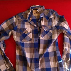Hollister Mens Flannel (size small)