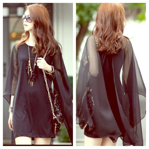 ❤PP Only..NEW..Pretty Cape Dress❤
