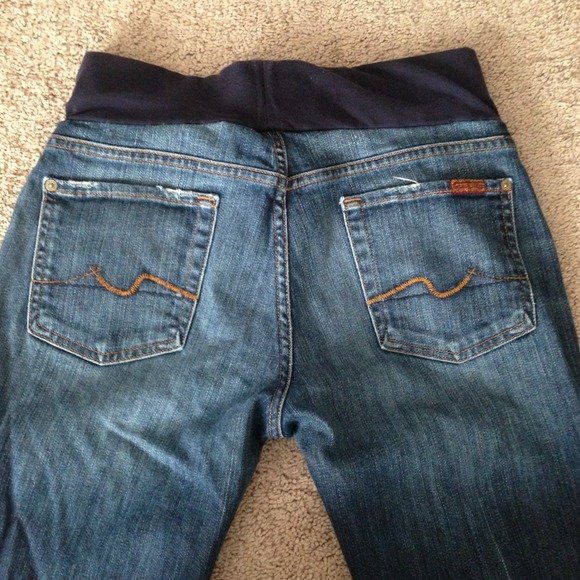 7 for all mankind maternity jeans.