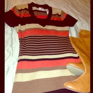 NEW with tag. Multi colored sweater tunic