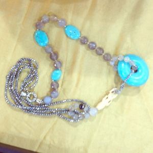 Turquoise fashion necklace