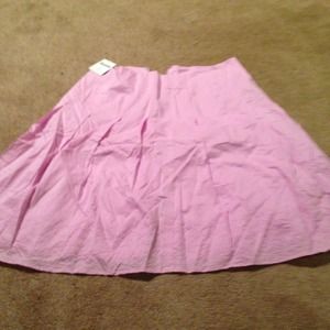 Lands End pink skirt