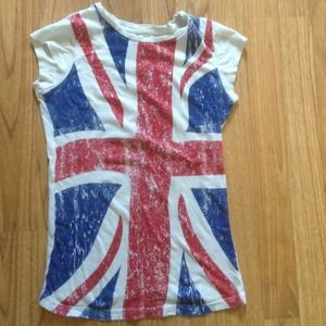 Cute British flag top!