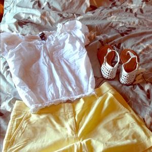 Yellow JCrew short. Brand new!