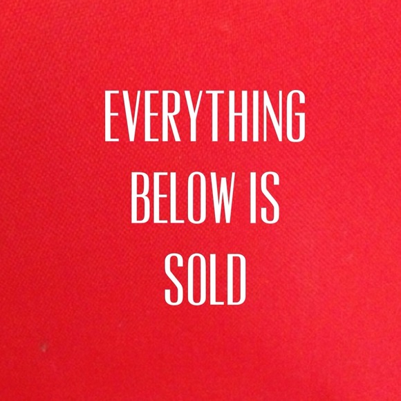 Everything below this has been sold