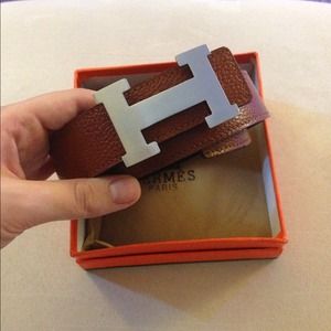 Brown H Belt