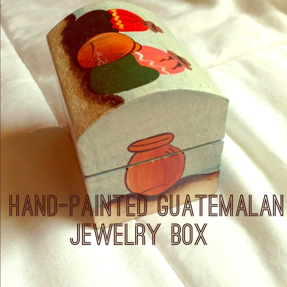 Gorgeous hand painted jewelry box