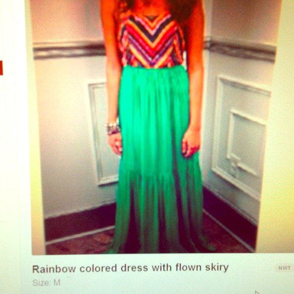 Judith march rainbow maxi dress