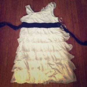 Little white ruffle dress