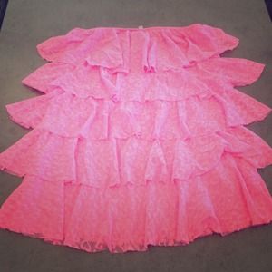 Victoria's Secret swim cover up pink m