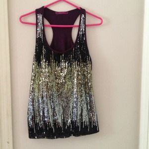 Medium sequin top.