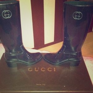 💯% authentic GUCCI RAIN BOOTS