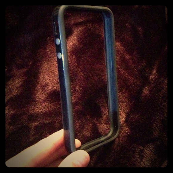 iPhone 4G/4GS black plastic bumper