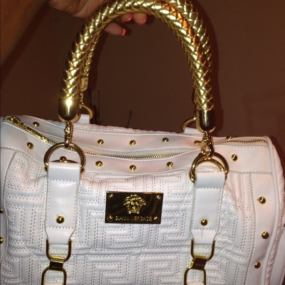Inspired Versace gold and white like new