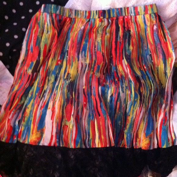 Multicolored skirt!