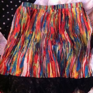 Multicolored skirt!