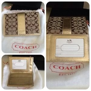 New Coach Card ID Holder