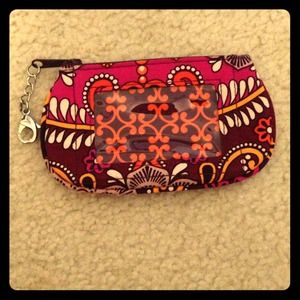 Wallet sized Vera Bradley coin purse