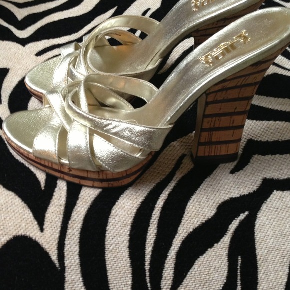 Gold heels