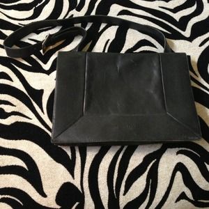 Leather black Kenneth Cole bag