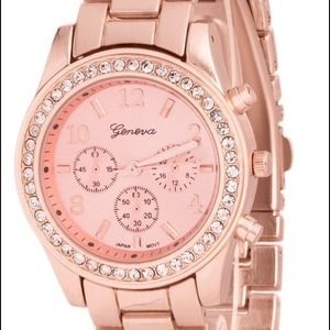 Rose Gold Boyfriend Watch