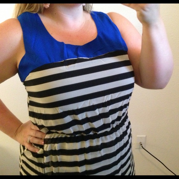 SOLD ✳-💙 Stipe dress! - Picture 3 of 3