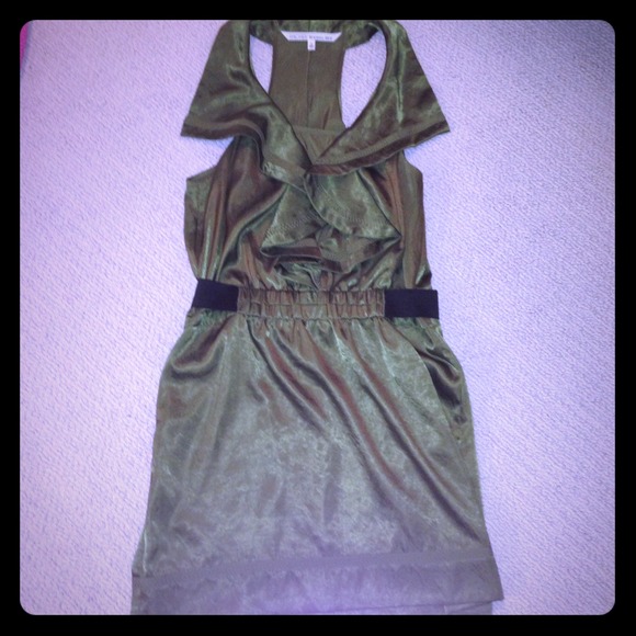 Rachel Roy Army green dress